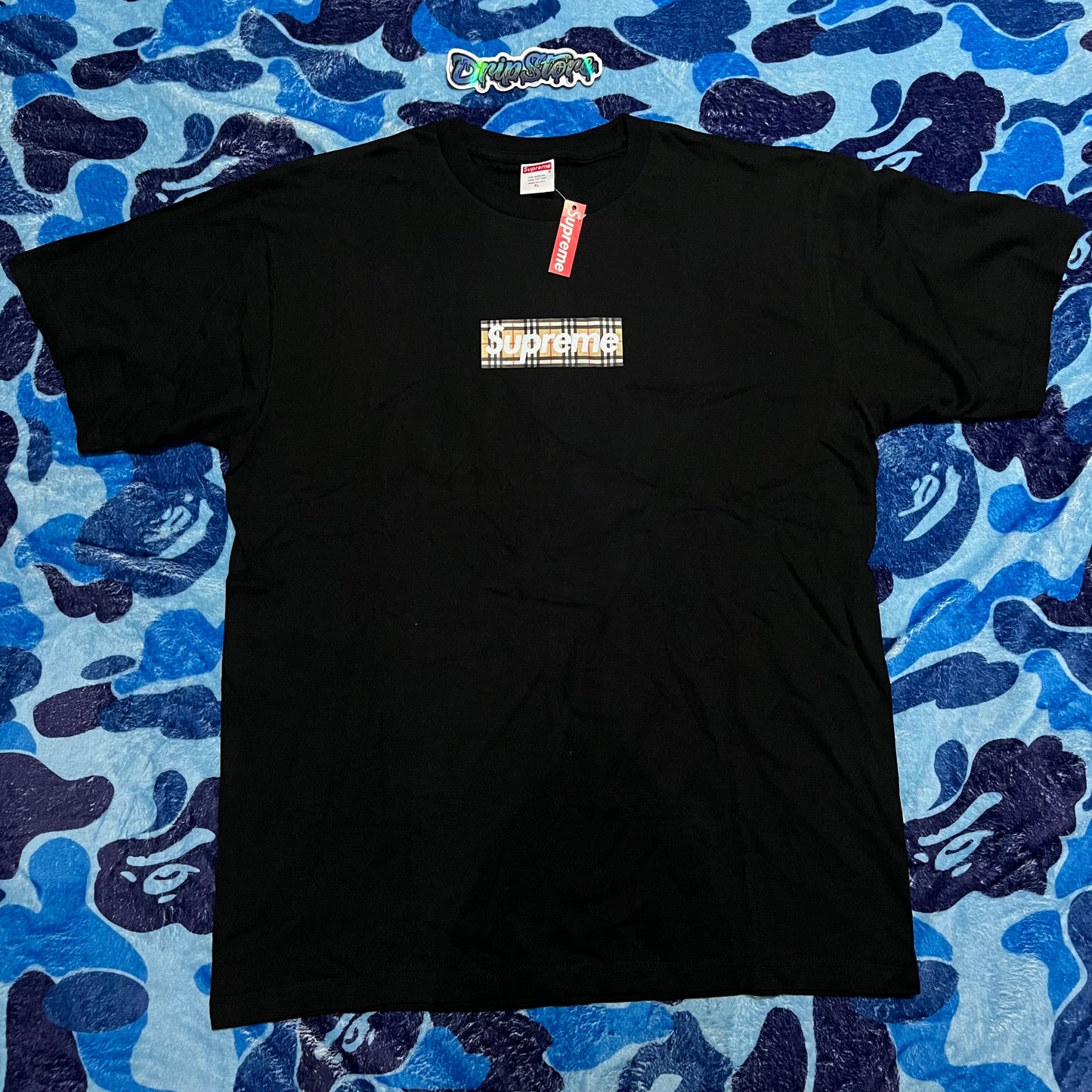 Remera Supreme Burberry Box Logo