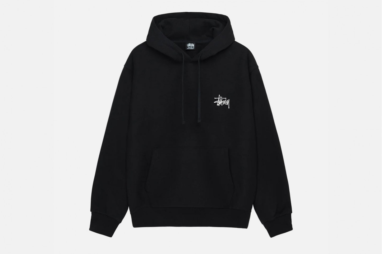 Stussy basic hoodie black