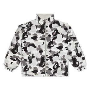 Bape ABC Camo Reversible Down Jacket Grey