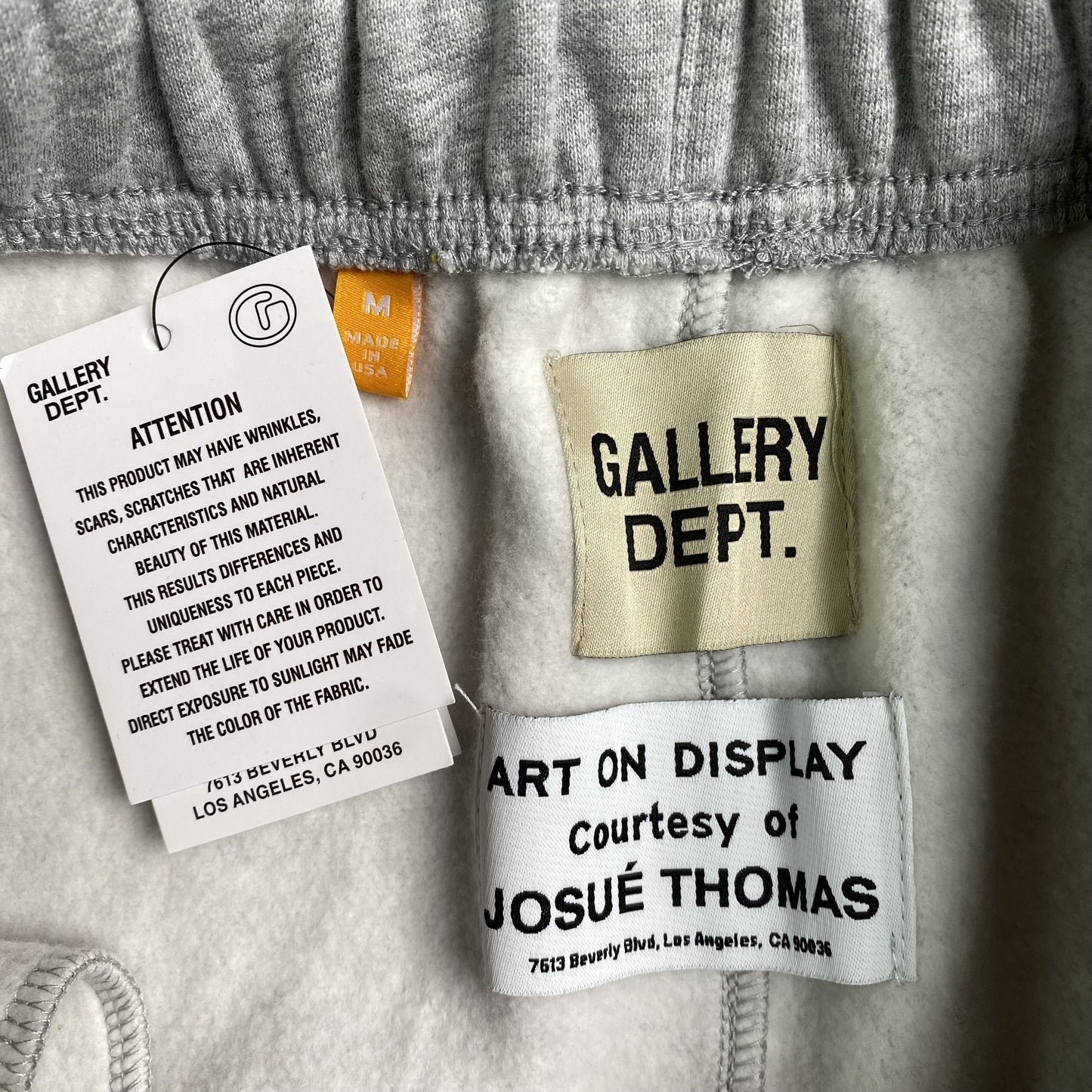 Gallery Dept Logo Sweatpants Grey