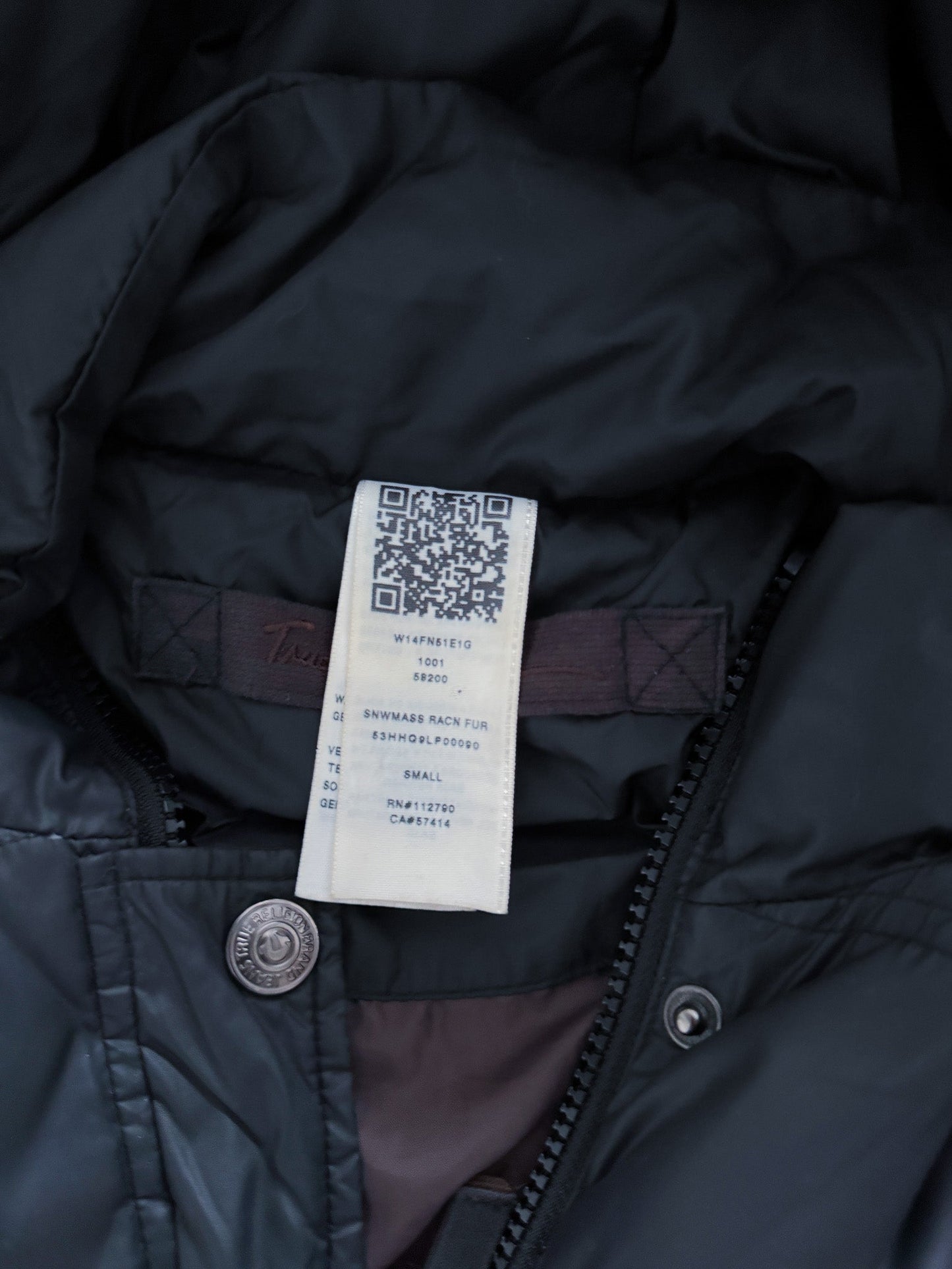 True Religion Vintage Puffer Jacket