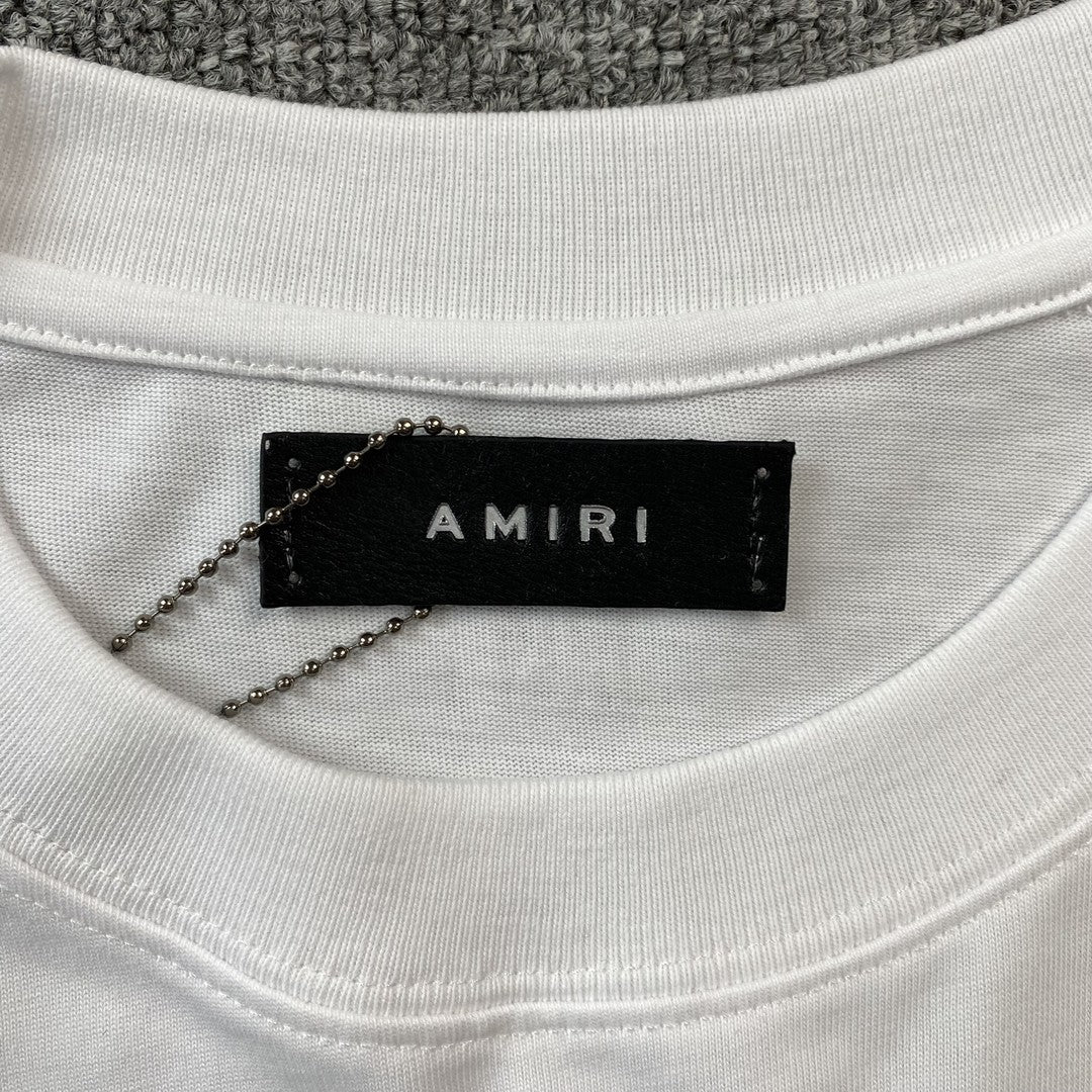 Amiri 22 Football Jersey Tee White