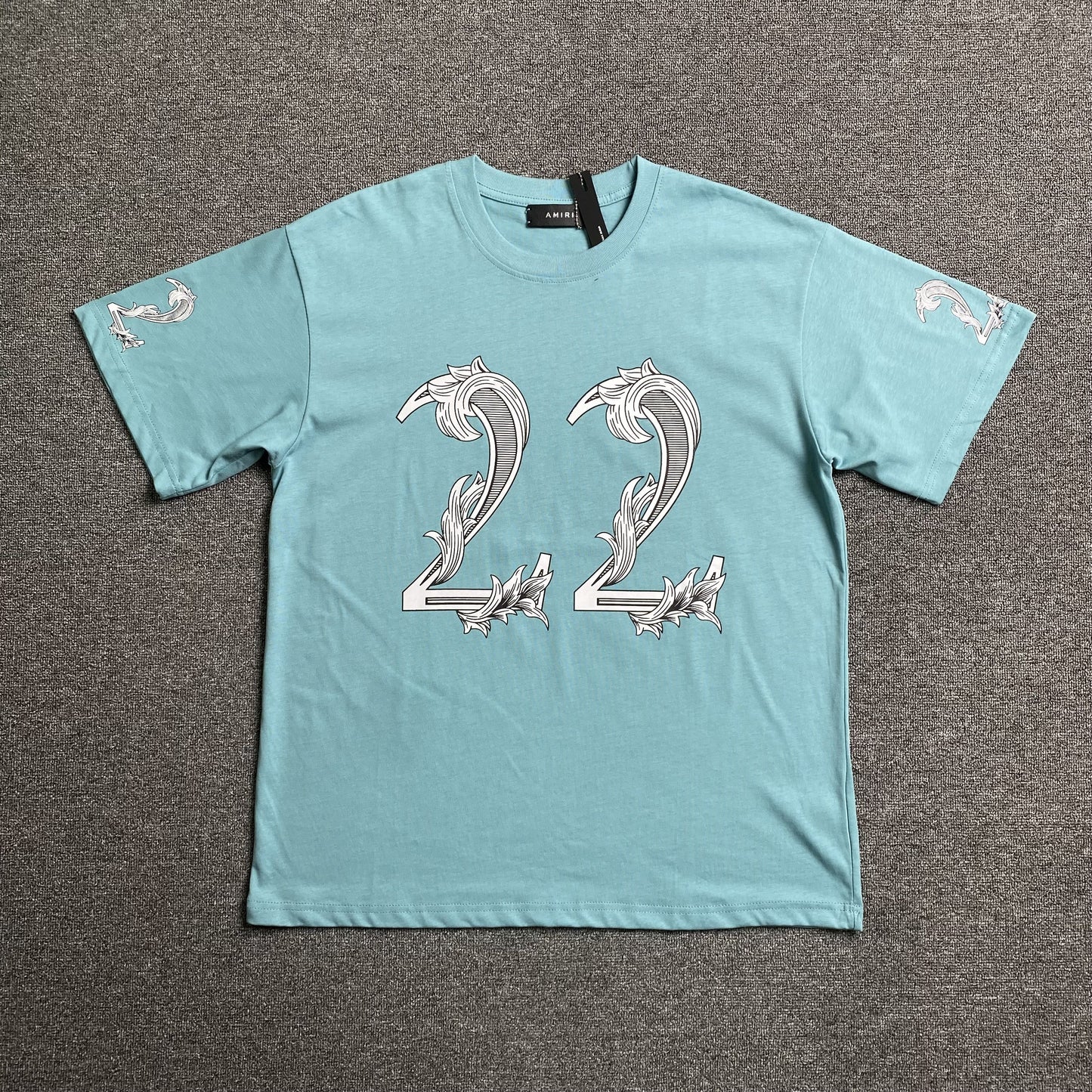 Amiri 22 Tee Blue