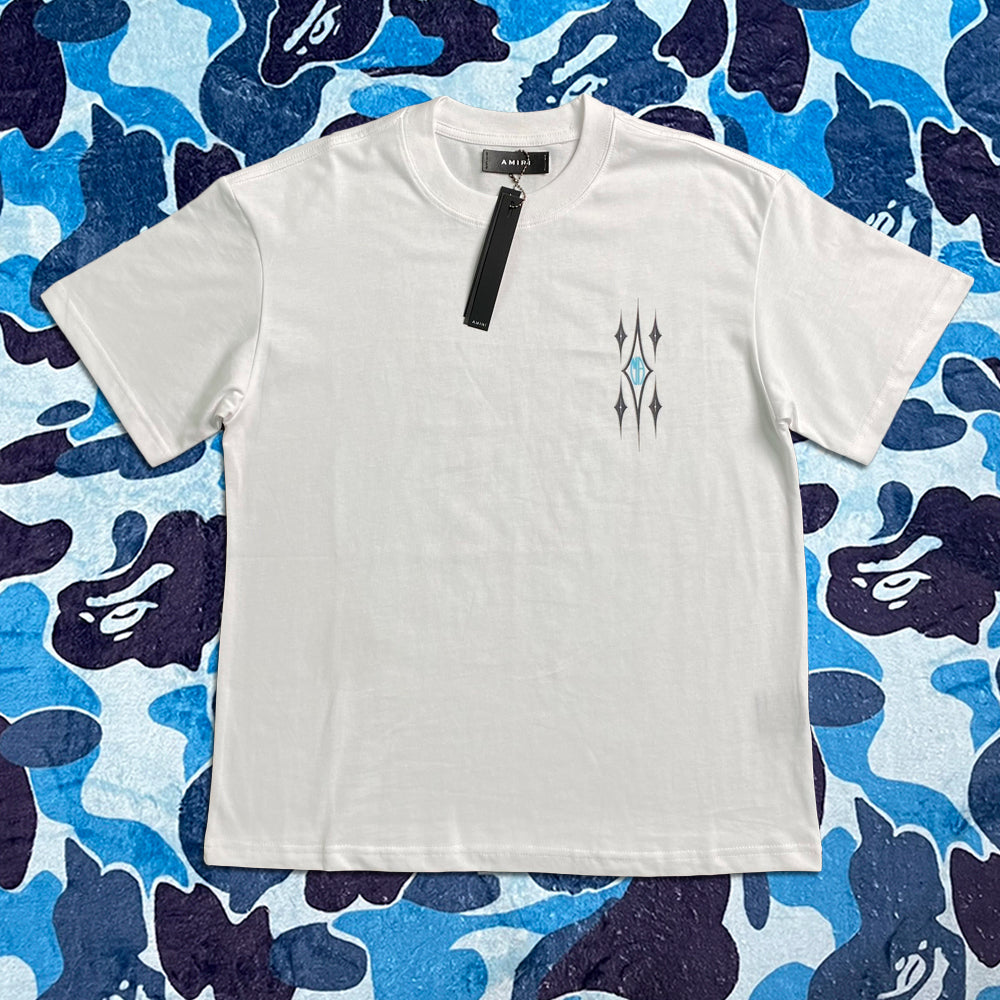 Amiri Argyle Tee White