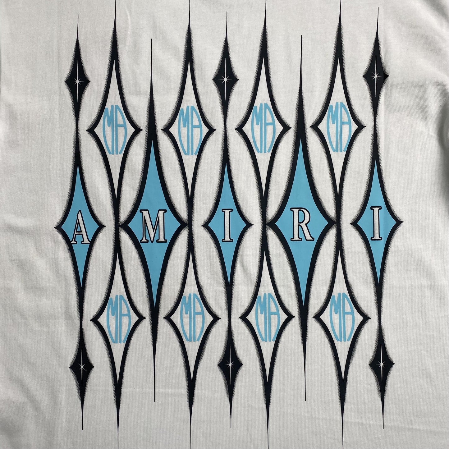 Amiri Argyle Tee White