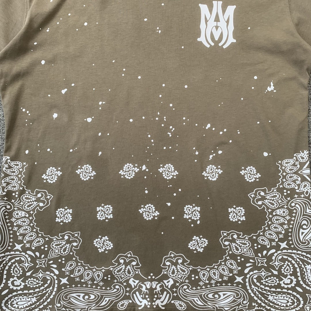 Amiri Bandana Bleach Ma Tee Beige