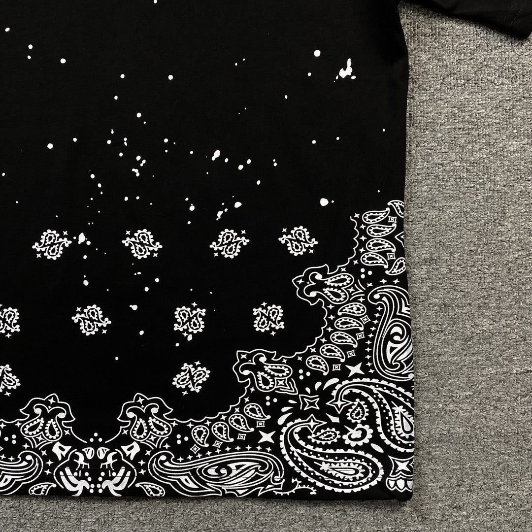 Amiri Bandana Bleach Ma Tee Black