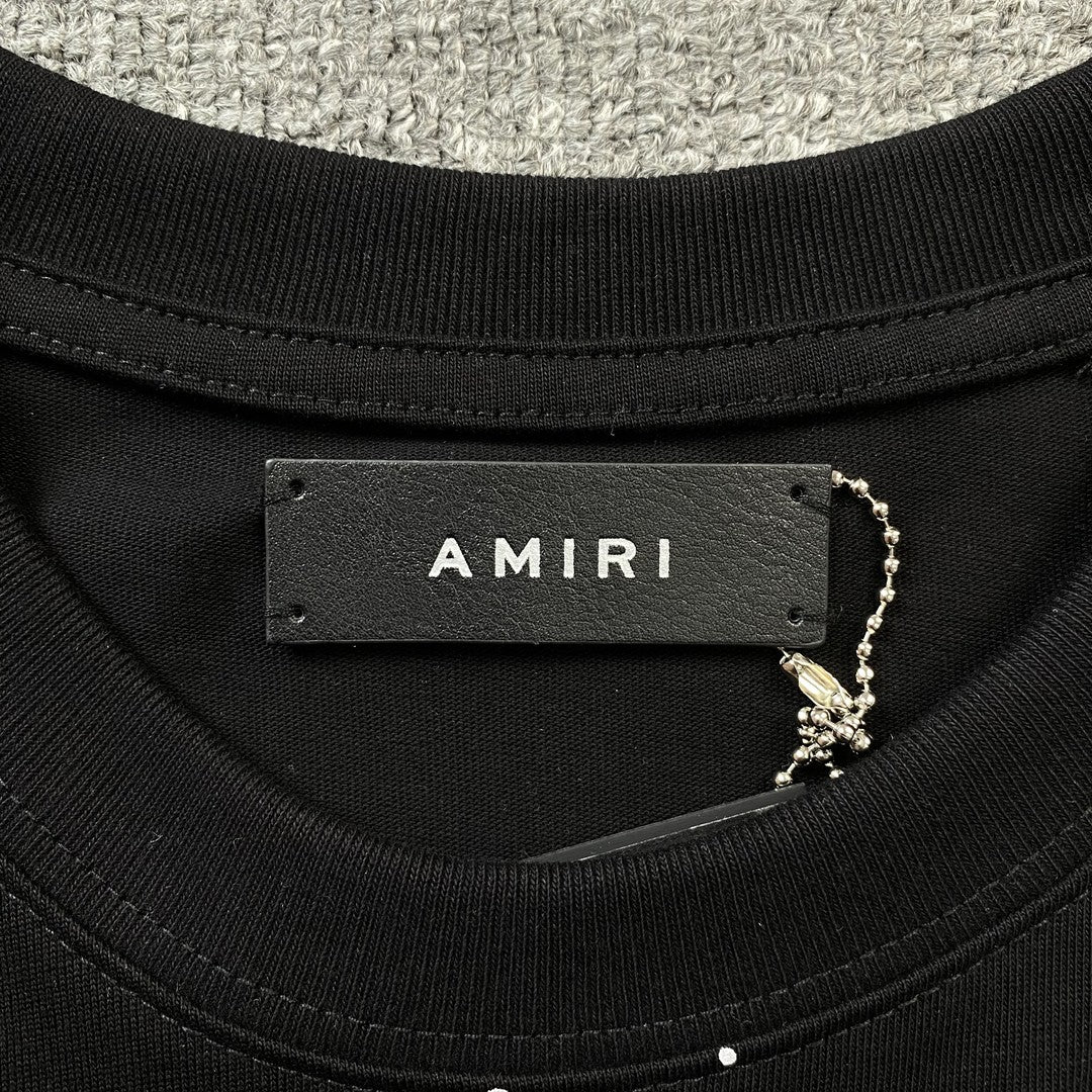 Amiri Bandana Bleach Ma Tee Black
