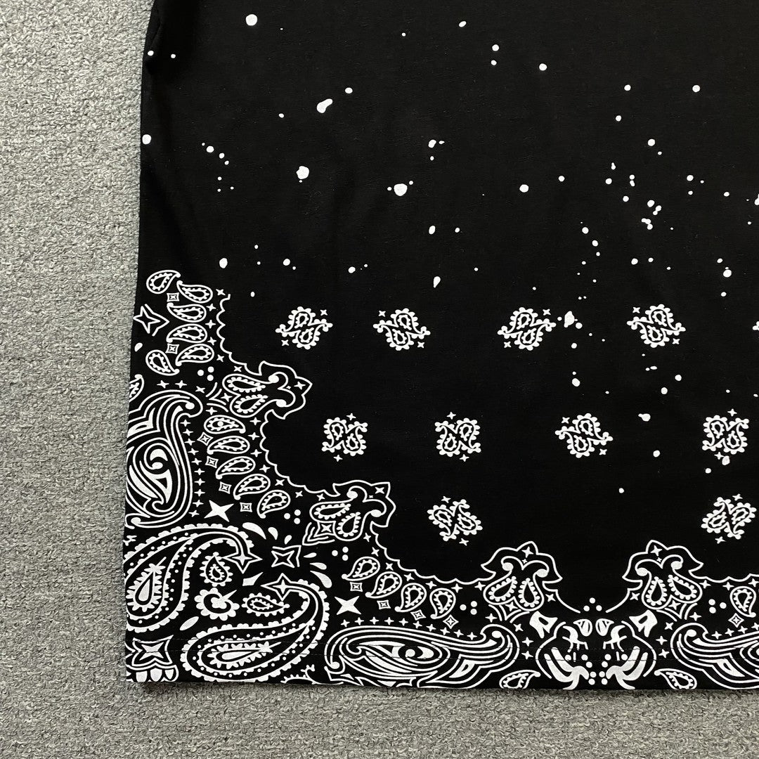 Amiri Bandana Bleach Ma Tee Black