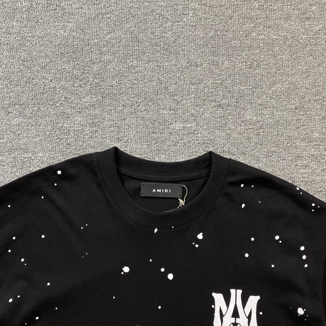 Amiri Bandana Bleach Ma Tee Black