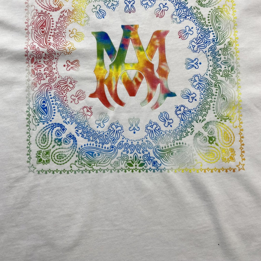 Amiri Bandana Print Tee White