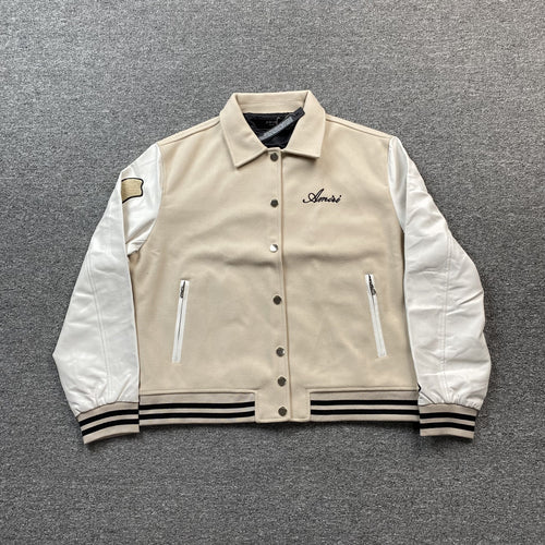 Amiri Bones Bomber Jacket Neutral