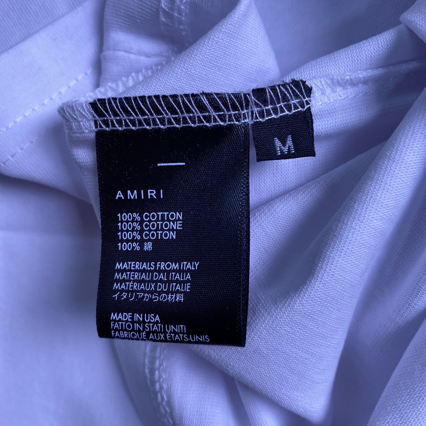 Amiri Bones Tee White
