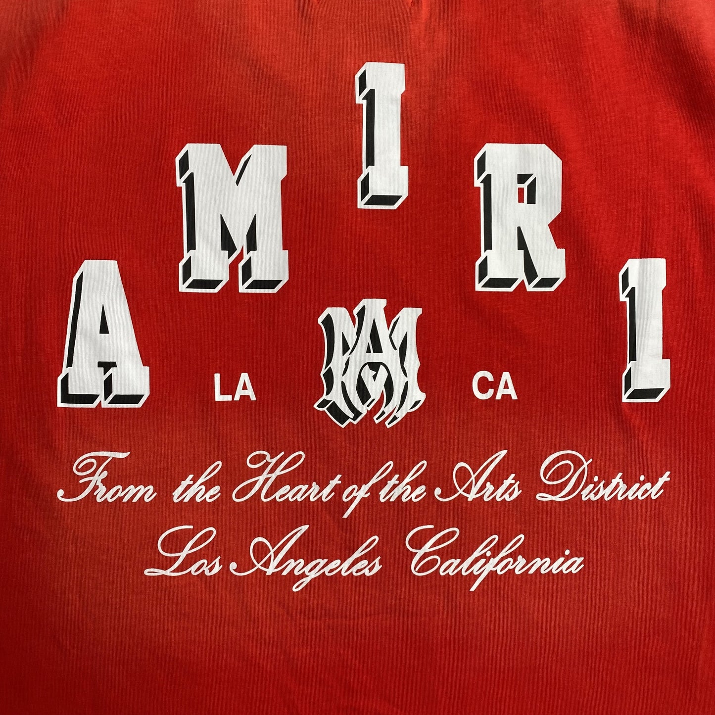 Amiri Collegiate Tee Red