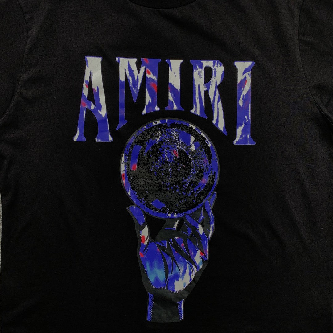 Amiri Crystal Ball Tee Black