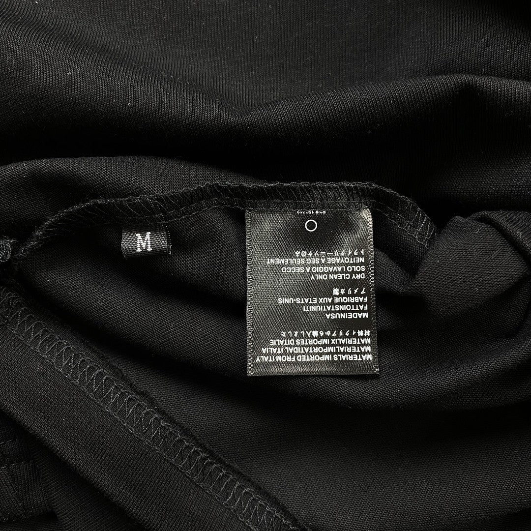 Amiri Crystal Core Logo Tee Black