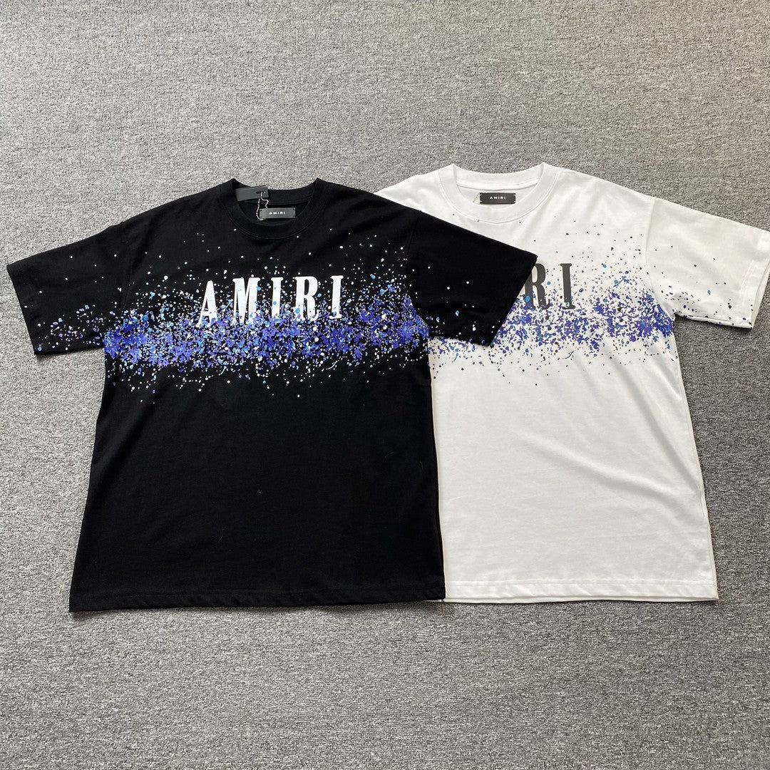 Amiri Crystal Core Logo Tee White