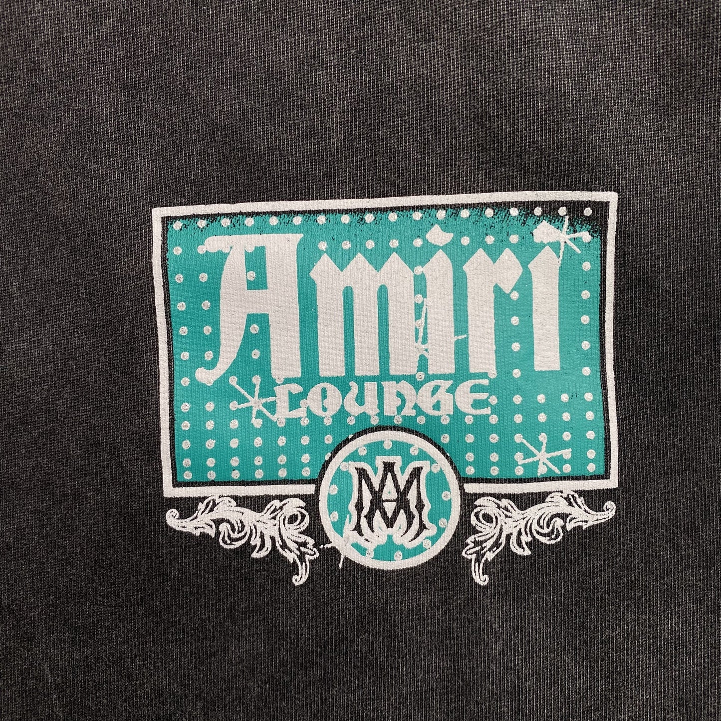 Amiri Crystal Lounge Tee Black