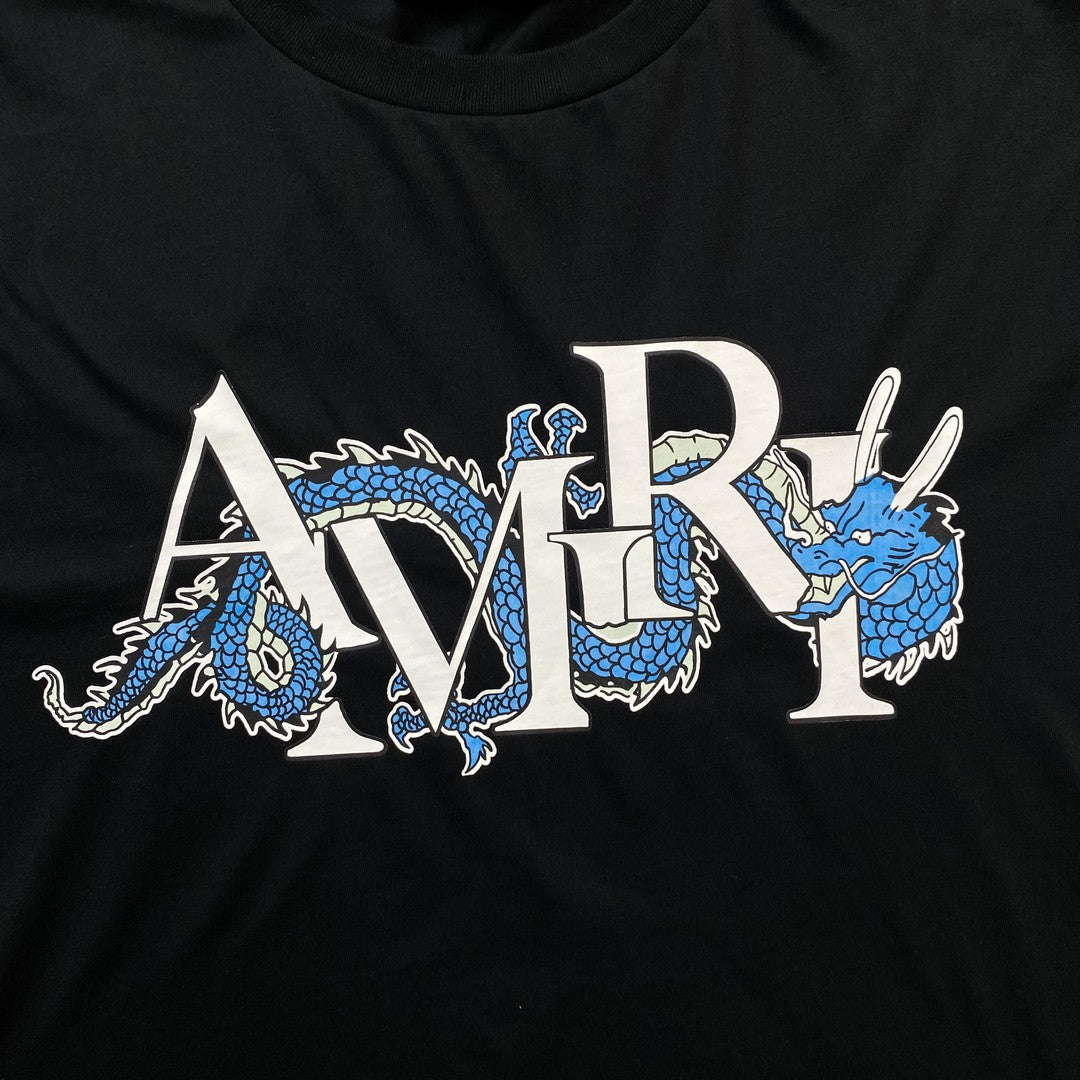 Amiri Dragon Tee Black