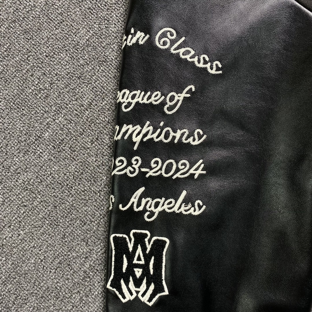 Amiri Eagle Bomber Jacket Black