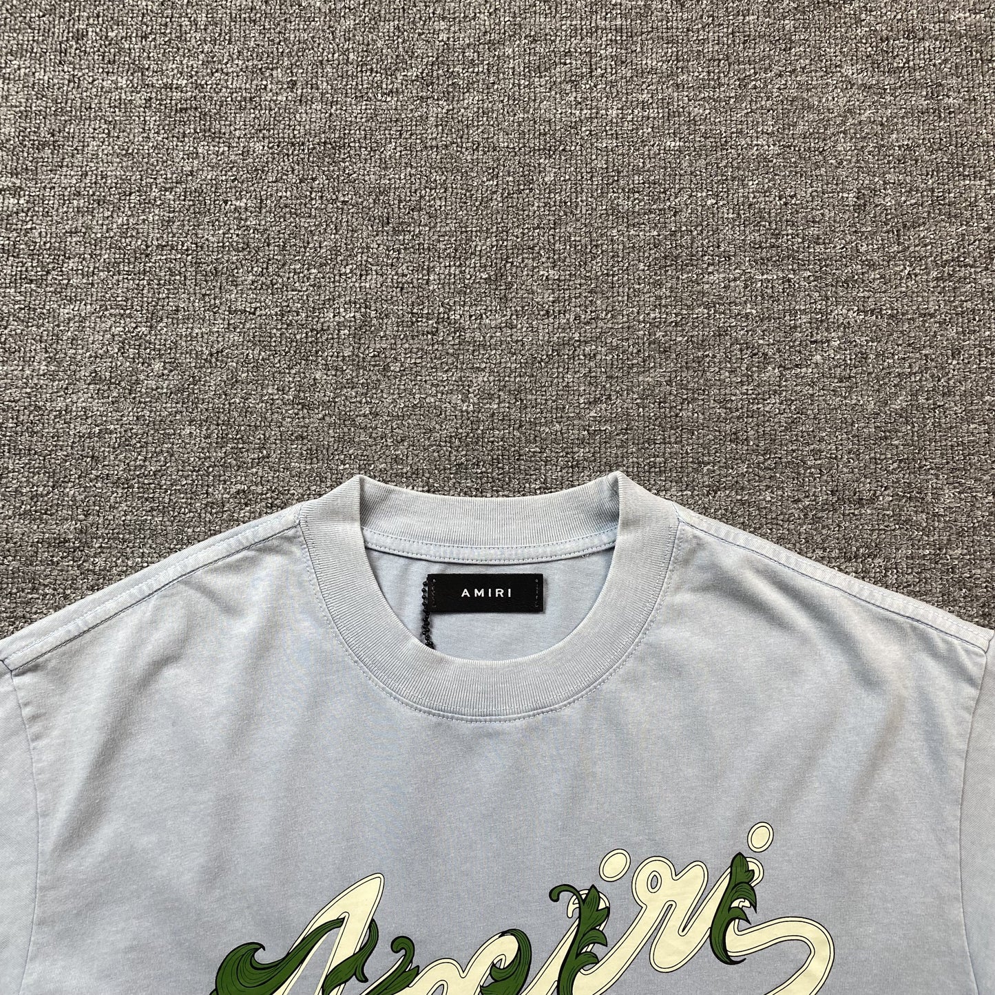 Amiri Filigree Tee Blue