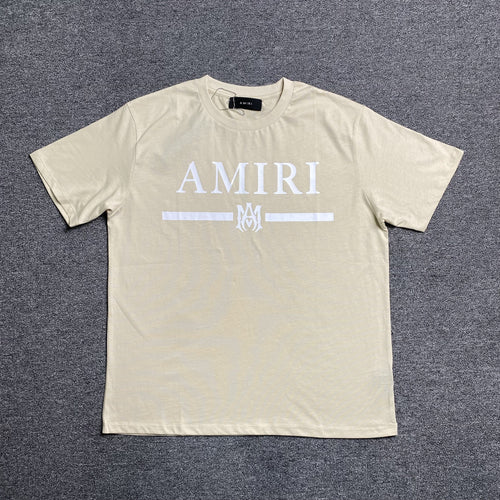 Amiri Ma Bar Logo Tee Beige