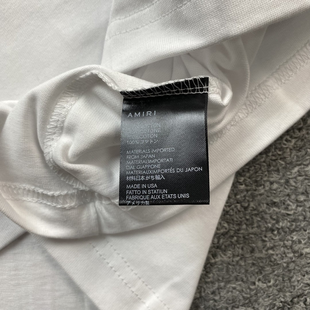 Amiri Ma Bar Logo Tee White