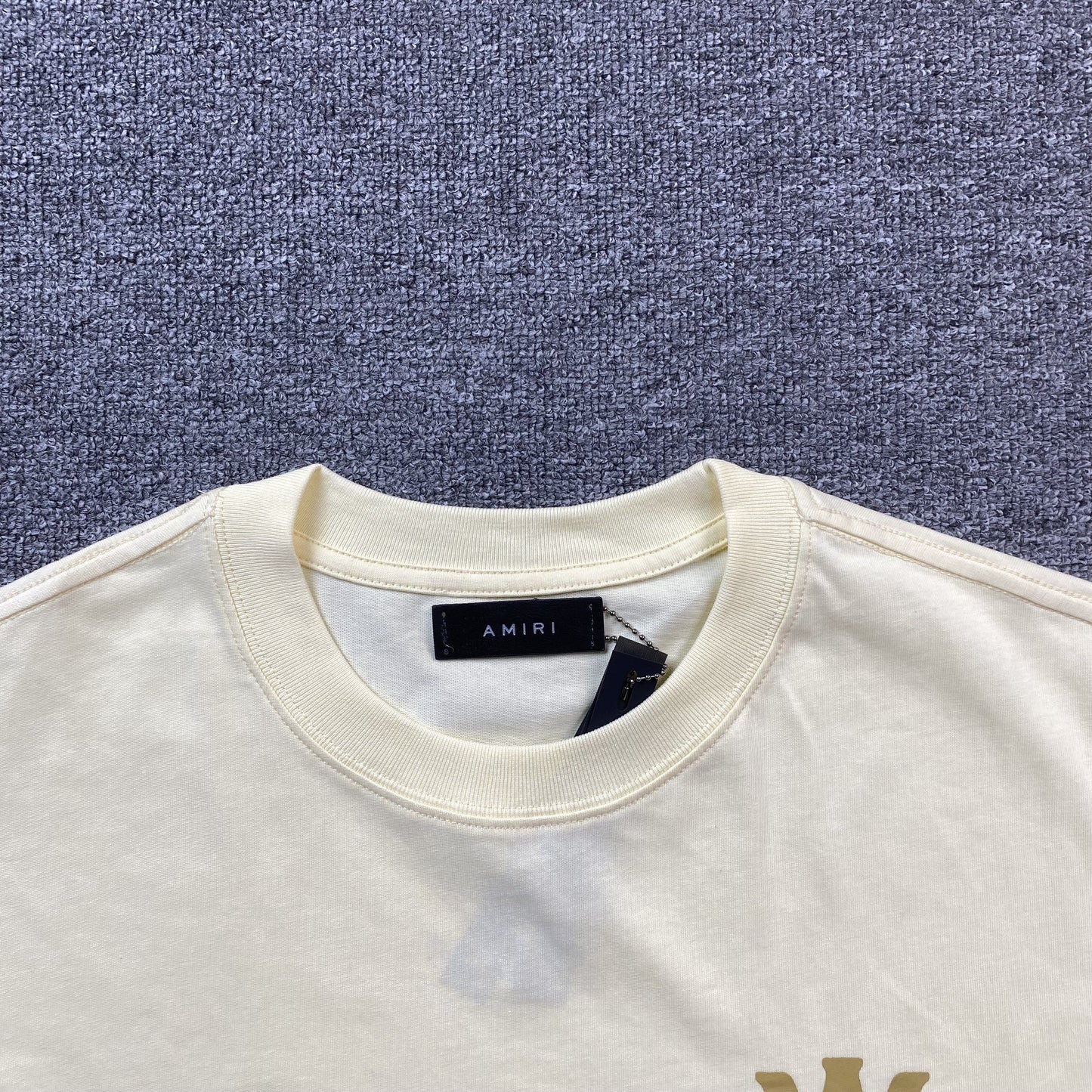 Amiri Ma Logo Tee Beige
