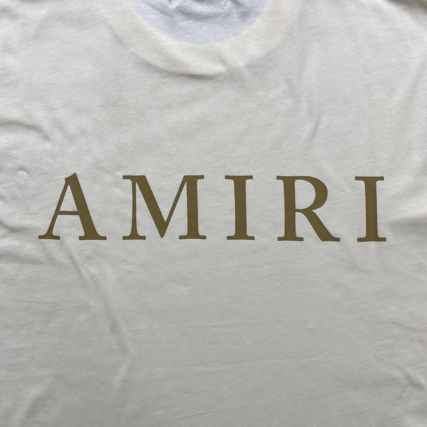 Amiri Ma Logo Tee Beige