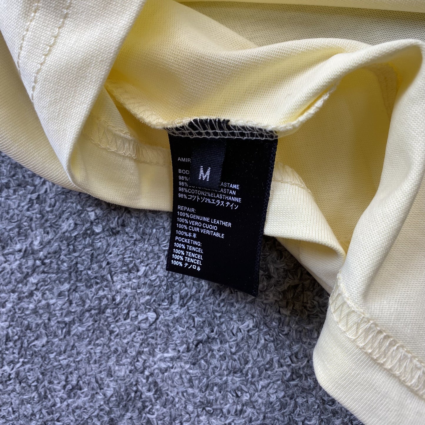 Amiri Ma Logo Tee Beige