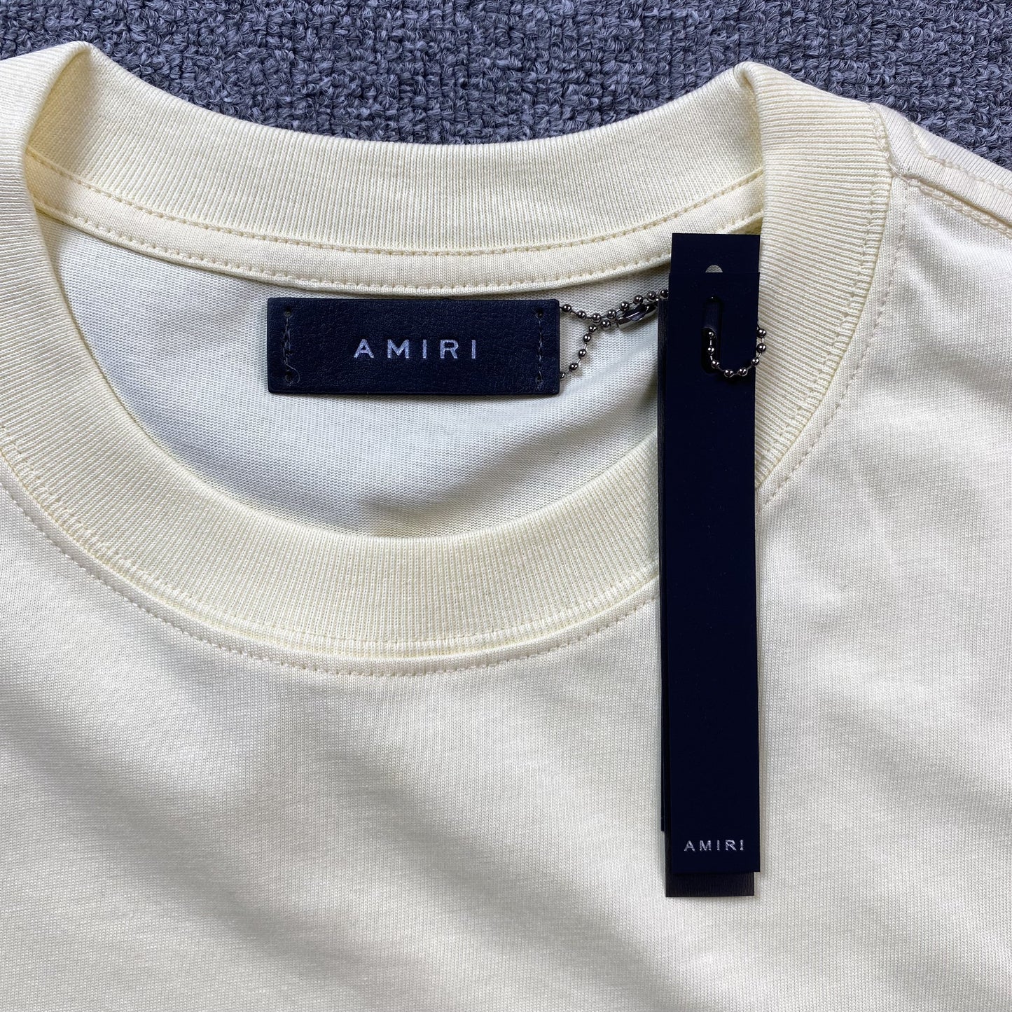 Amiri Ma Logo Tee Beige