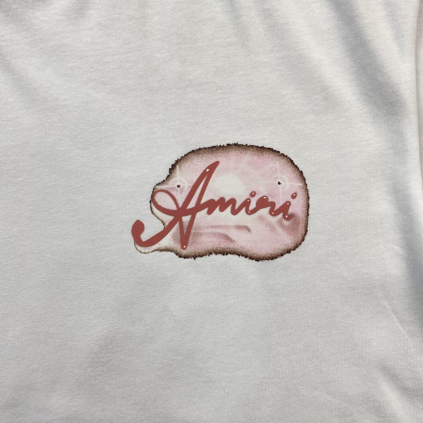 Amiri Paradise Airbrush Tee White