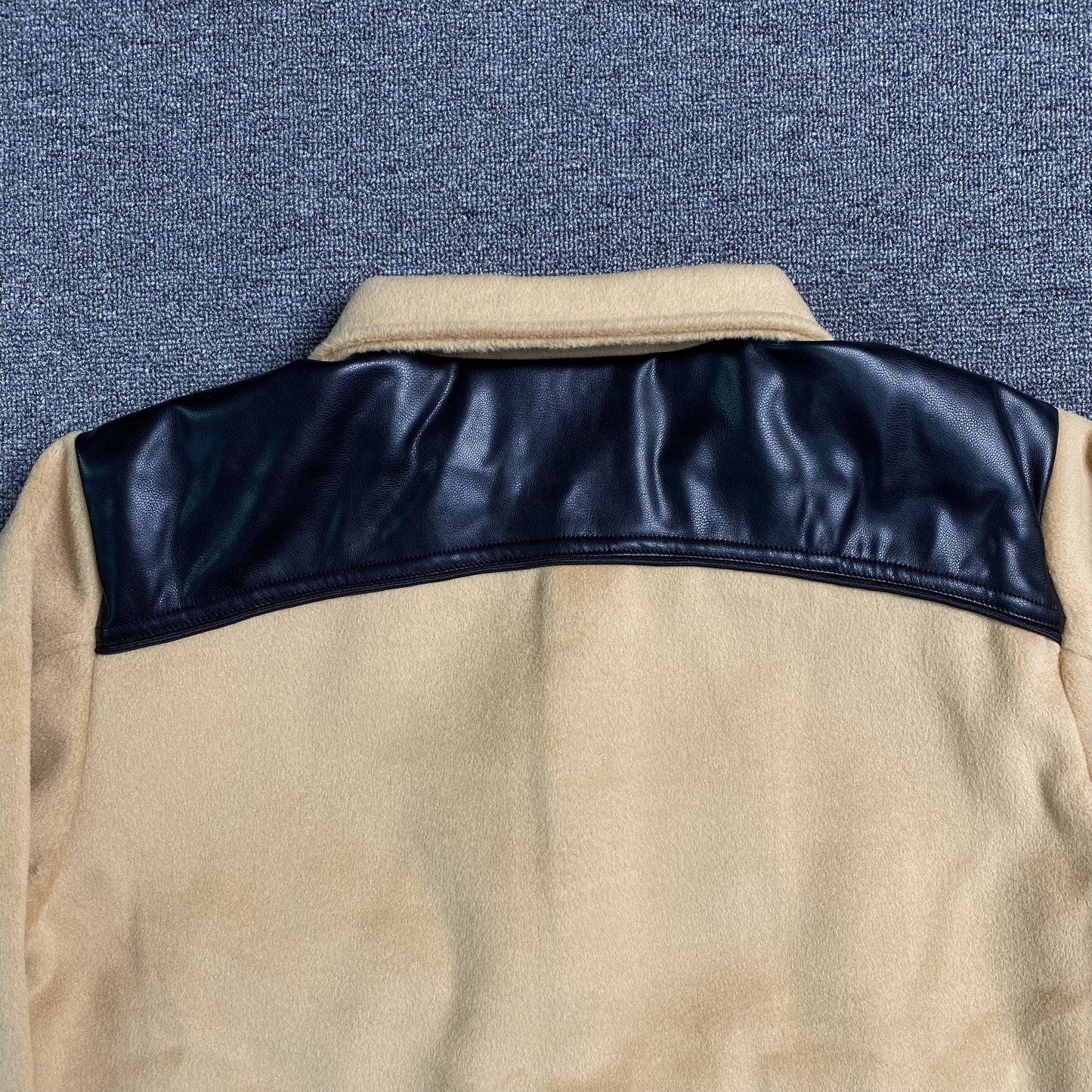 Amiri Varsity Bomber Jacket Beige