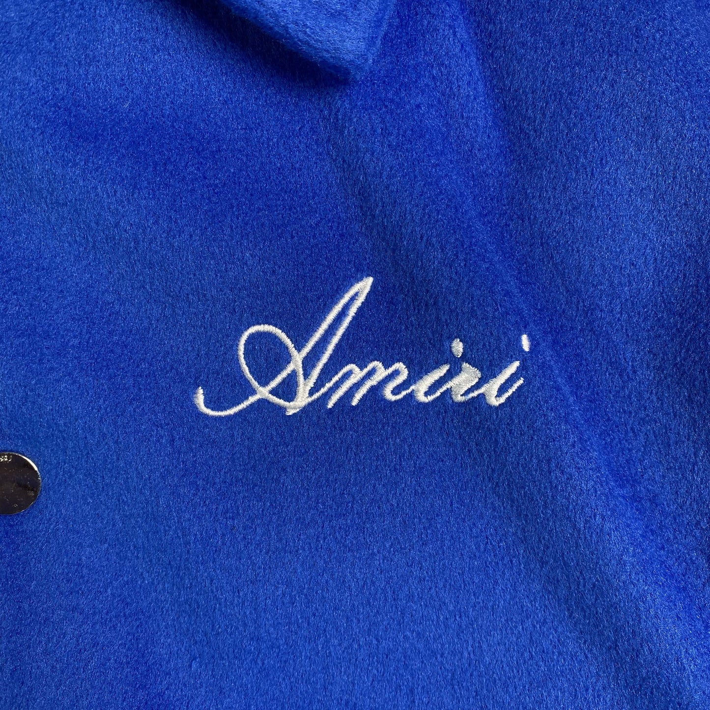 Amiri Varsity Bomber Jacket Blue