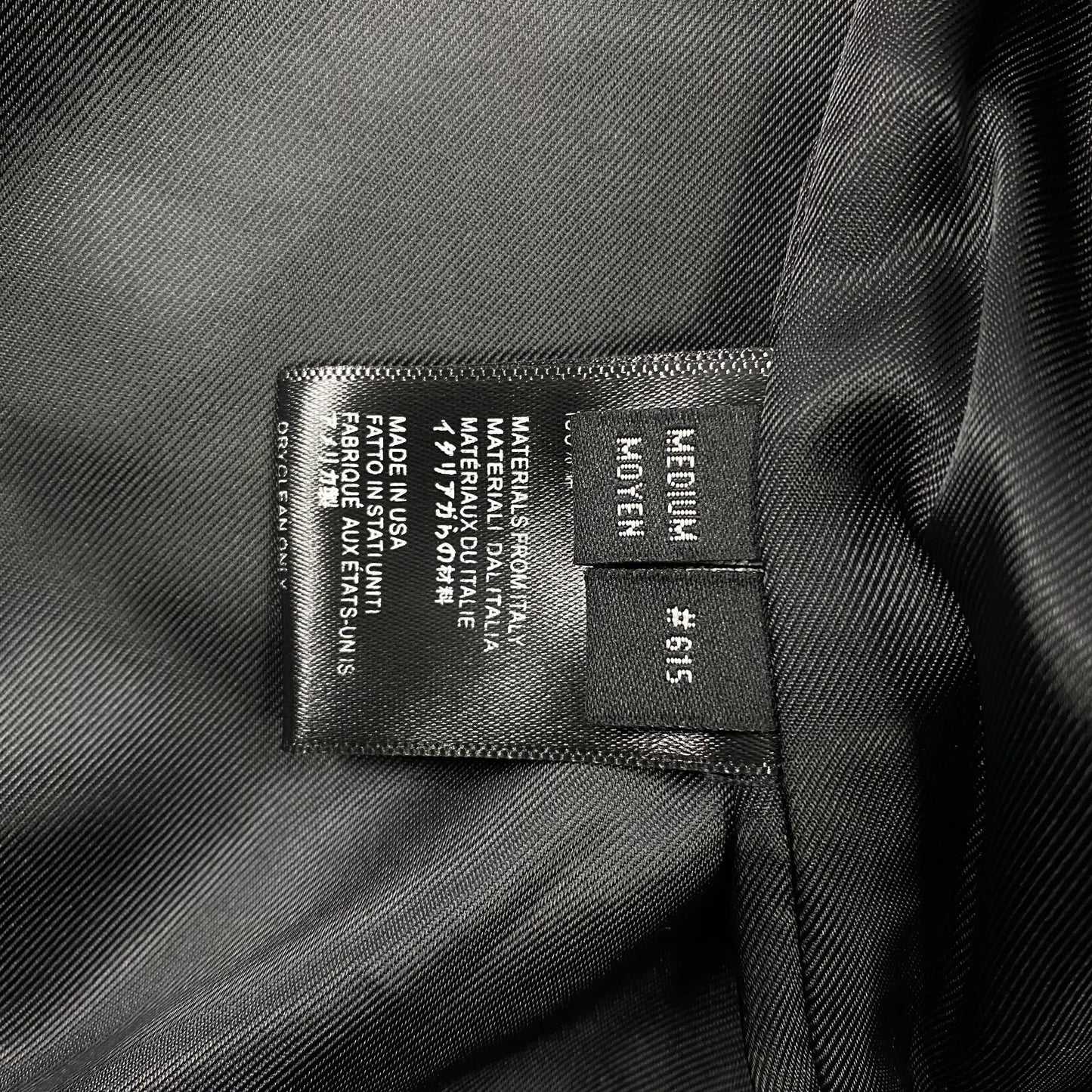 Amiri Vintage Varsity Bomber Jacket Black