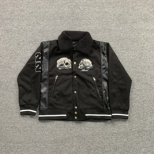 Amiri Wes Lang Bomber Jacket Black