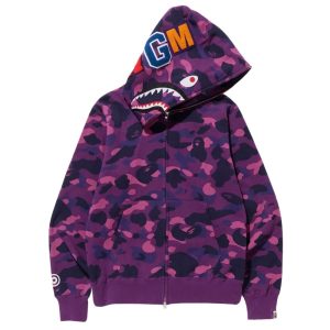 Purple Bape Hoodie