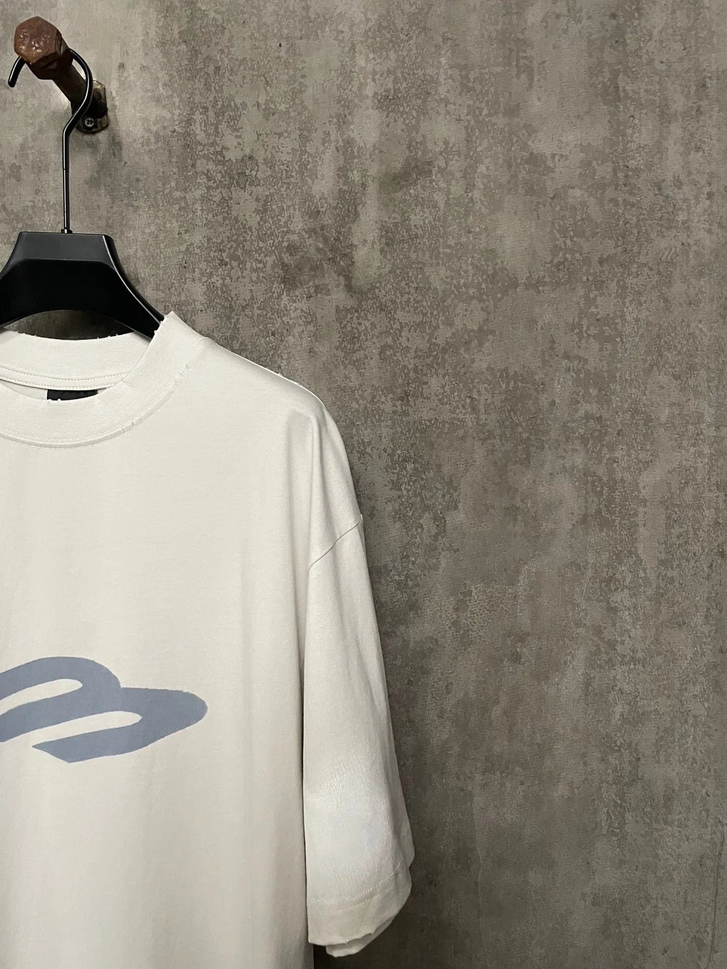 BALENCIAGA 3B STENCIL T-SHIRT WHITE