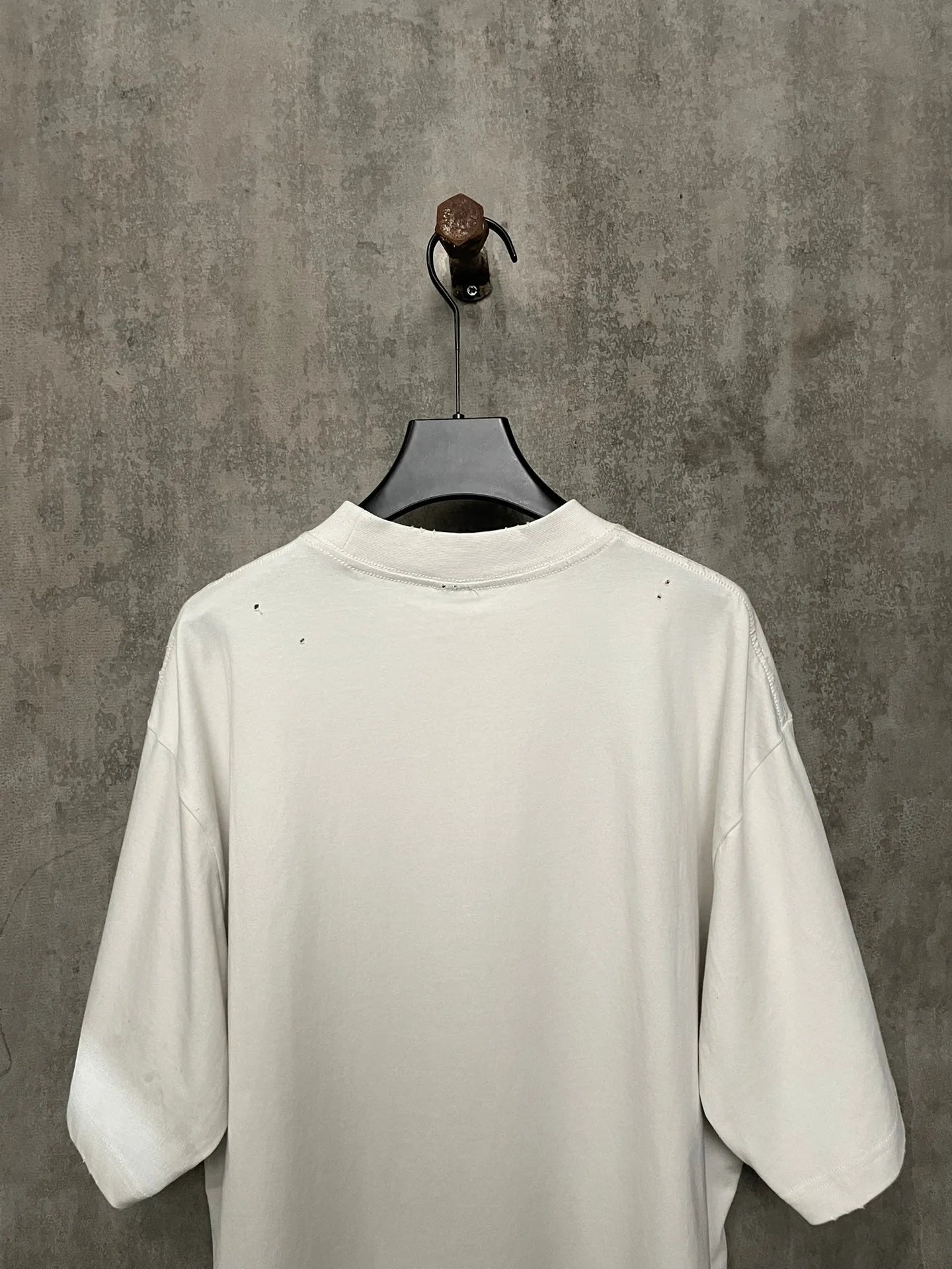 BALENCIAGA 3B STENCIL T-SHIRT WHITE