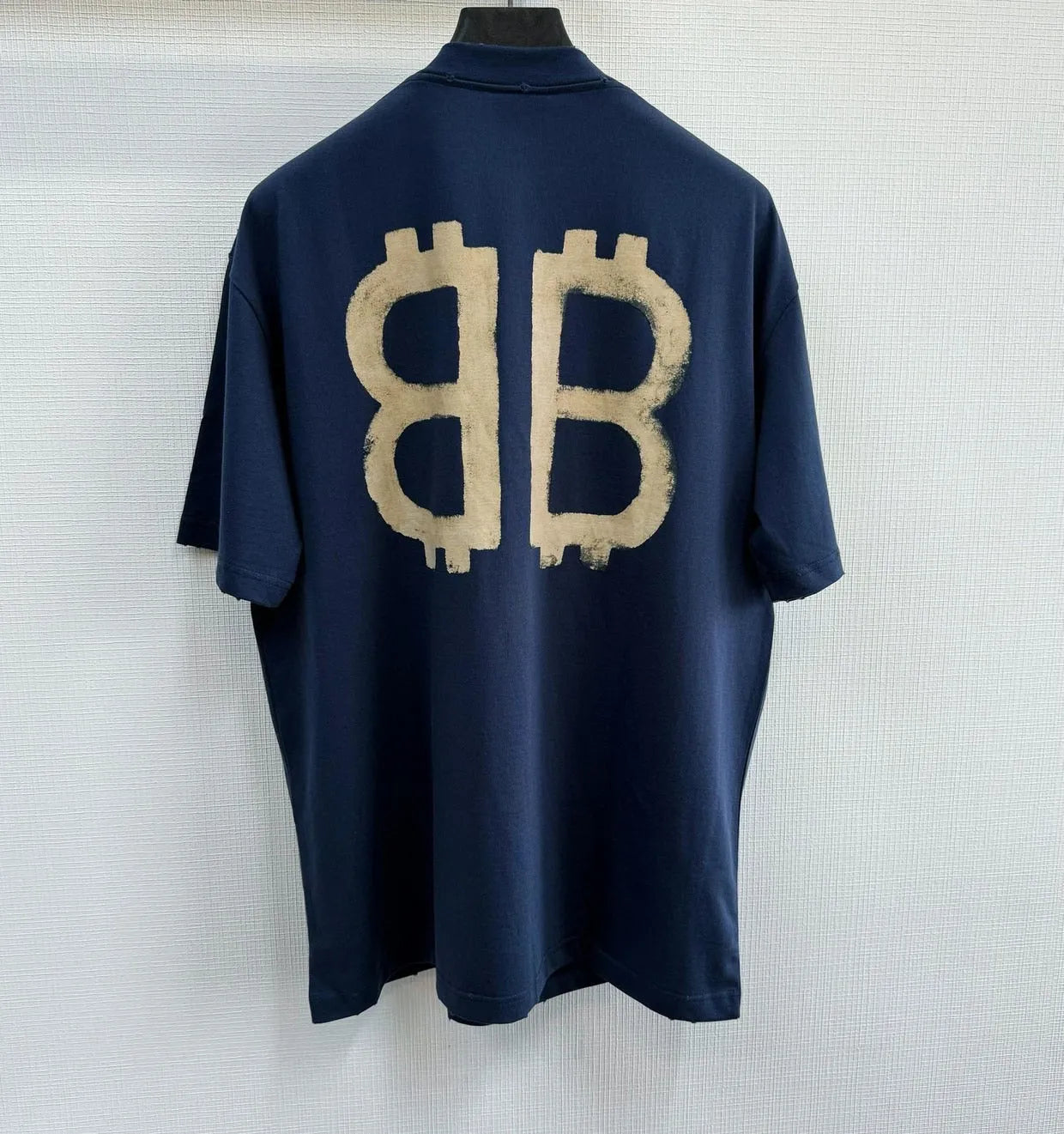 BALENCIAGA CRYPTO T-SHIRT BLUE