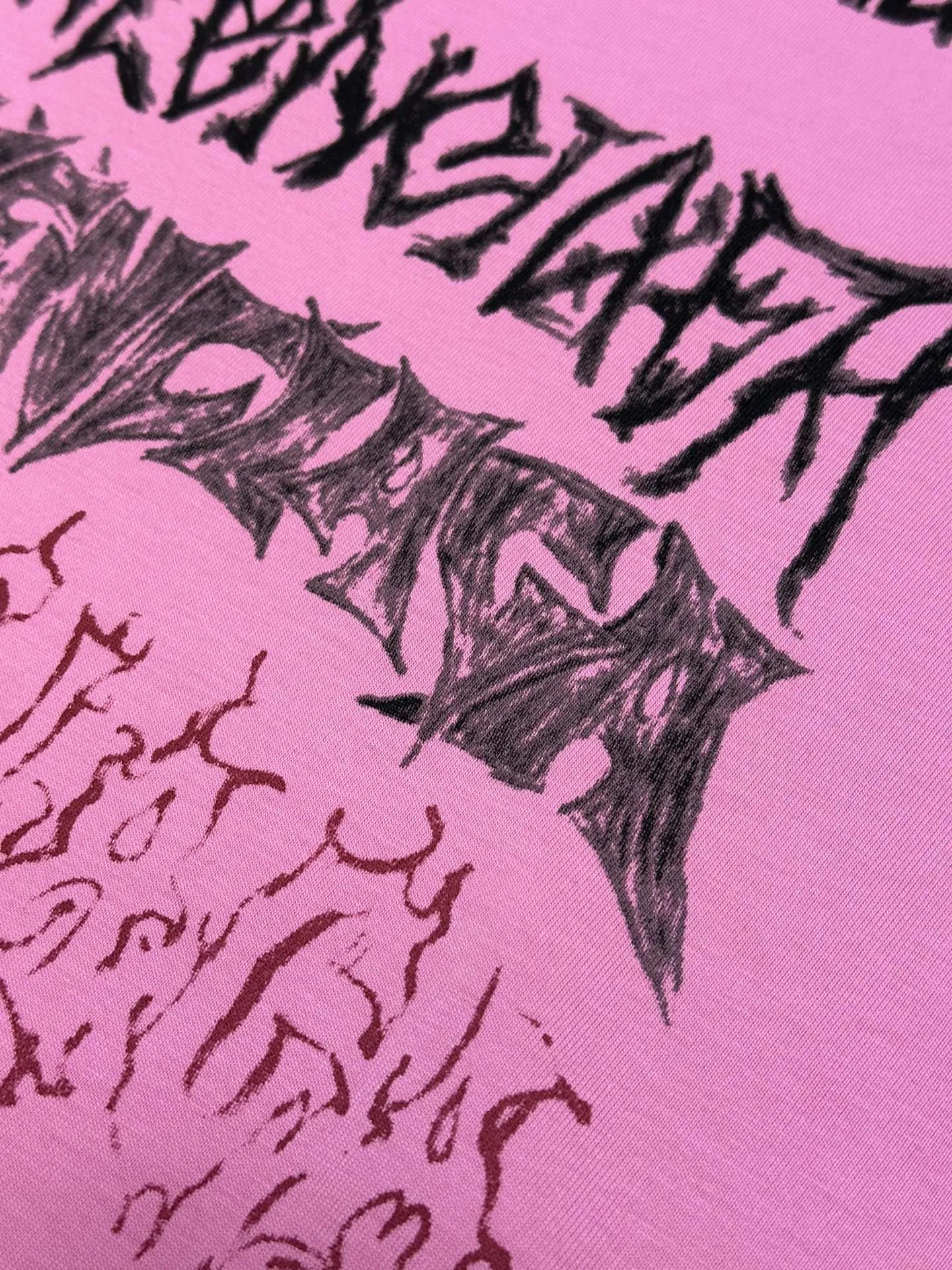 BALENCIAGA DIY METAL T-SHIRT PINK