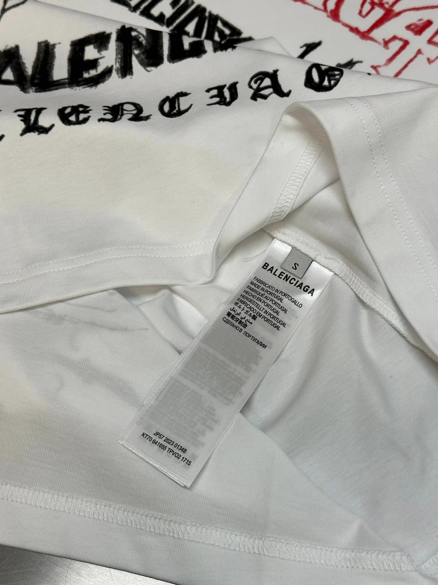 BALENCIAGA DIY METAL T-SHIRT WHITE