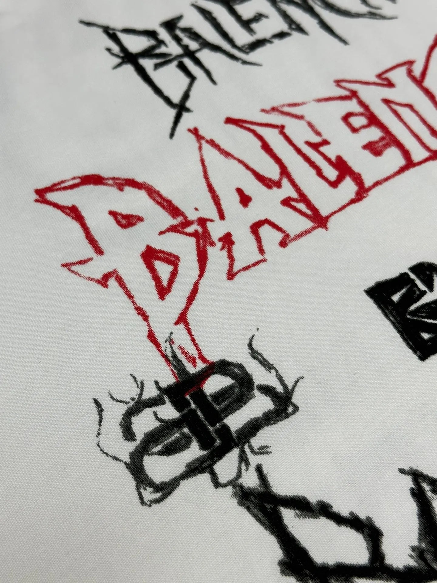 BALENCIAGA DIY METAL T-SHIRT WHITE