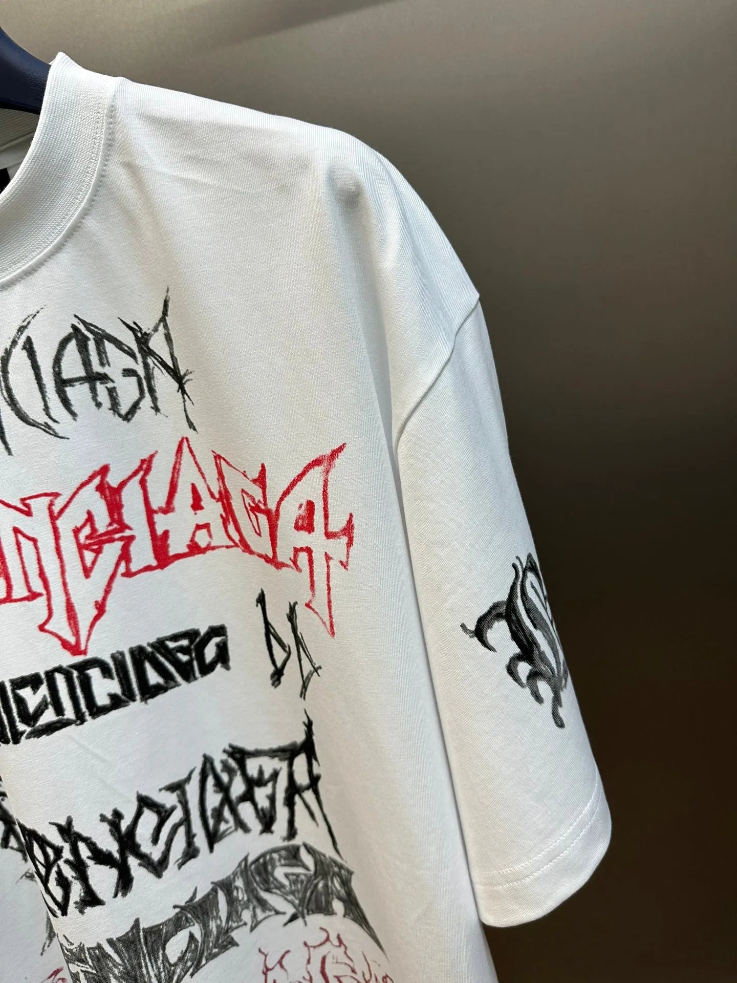 BALENCIAGA DIY METAL T-SHIRT WHITE
