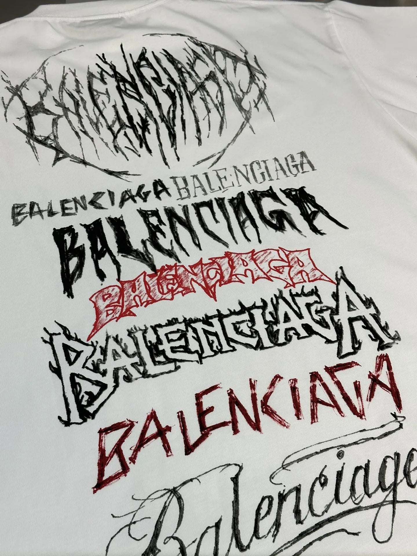 BALENCIAGA DIY METAL T-SHIRT WHITE