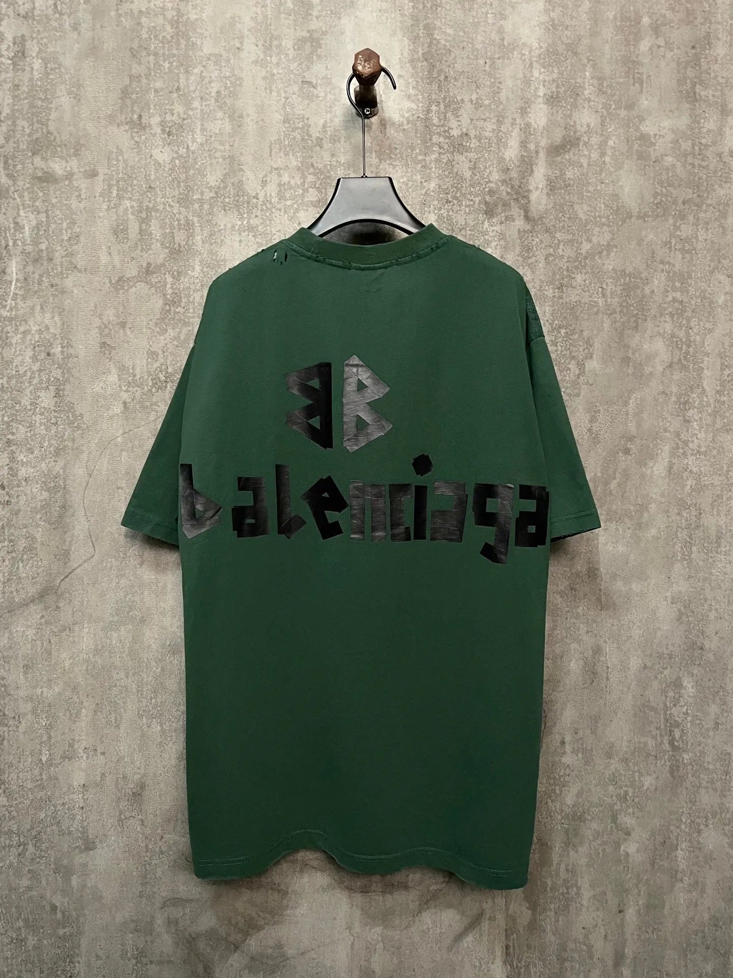 BALENCIAGA NEW TAPE TYPE T-SHIRT GREEN