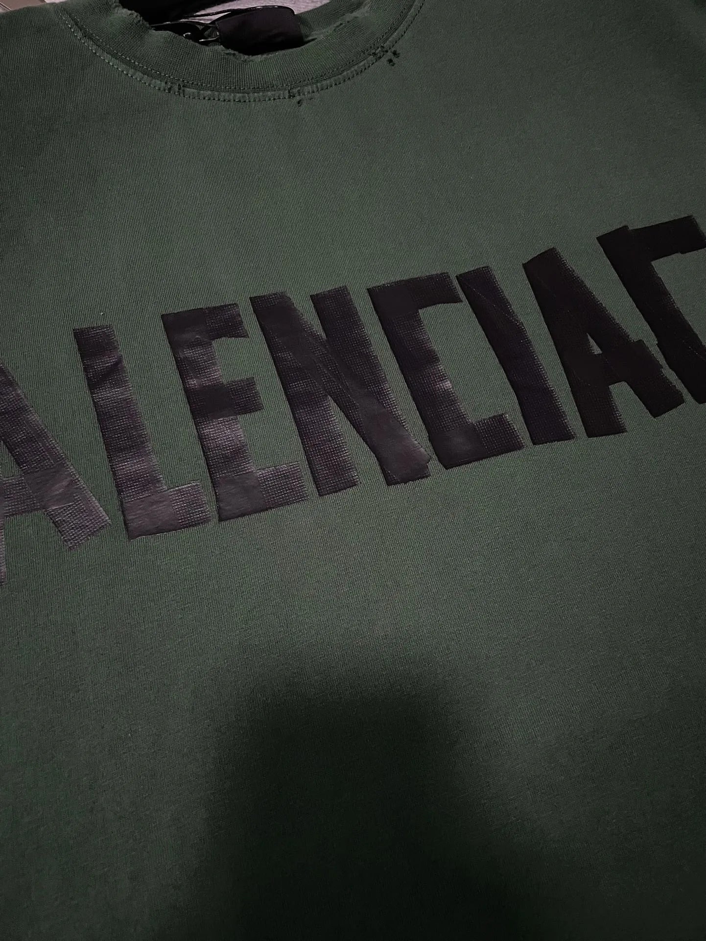BALENCIAGA NEW TAPE TYPE T-SHIRT GREEN