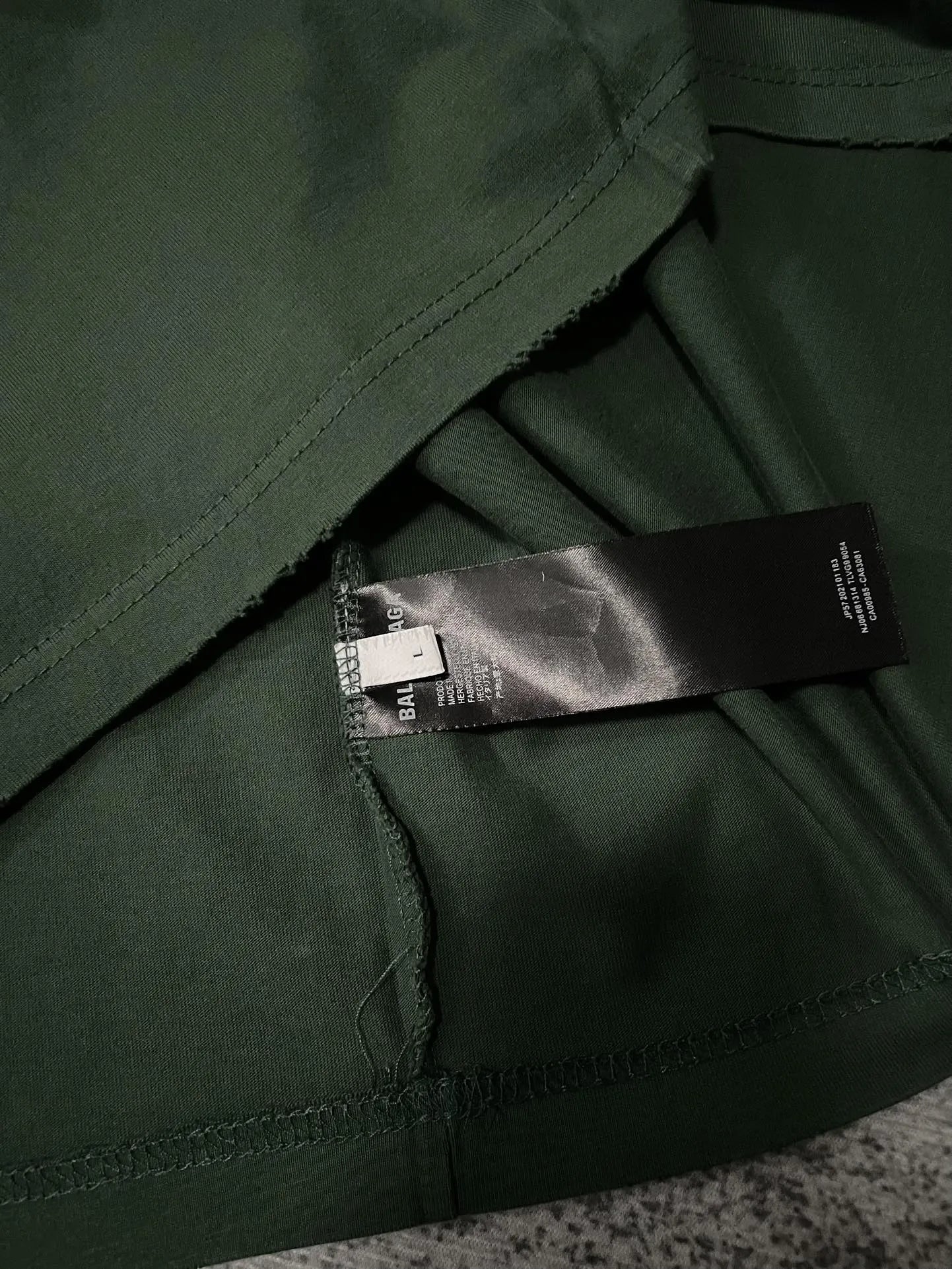 BALENCIAGA NEW TAPE TYPE T-SHIRT GREEN