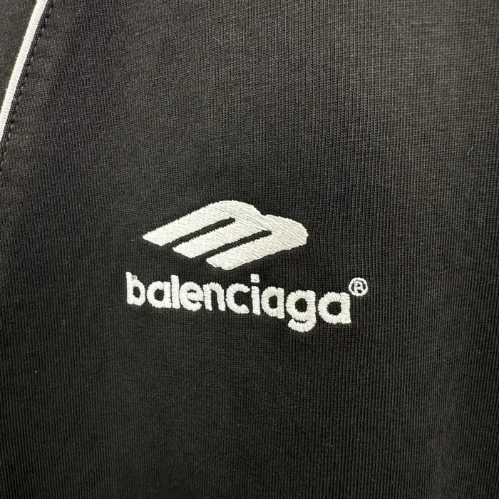 BALENCIAGA PARIS SOCCER T-SHIRT BLACK