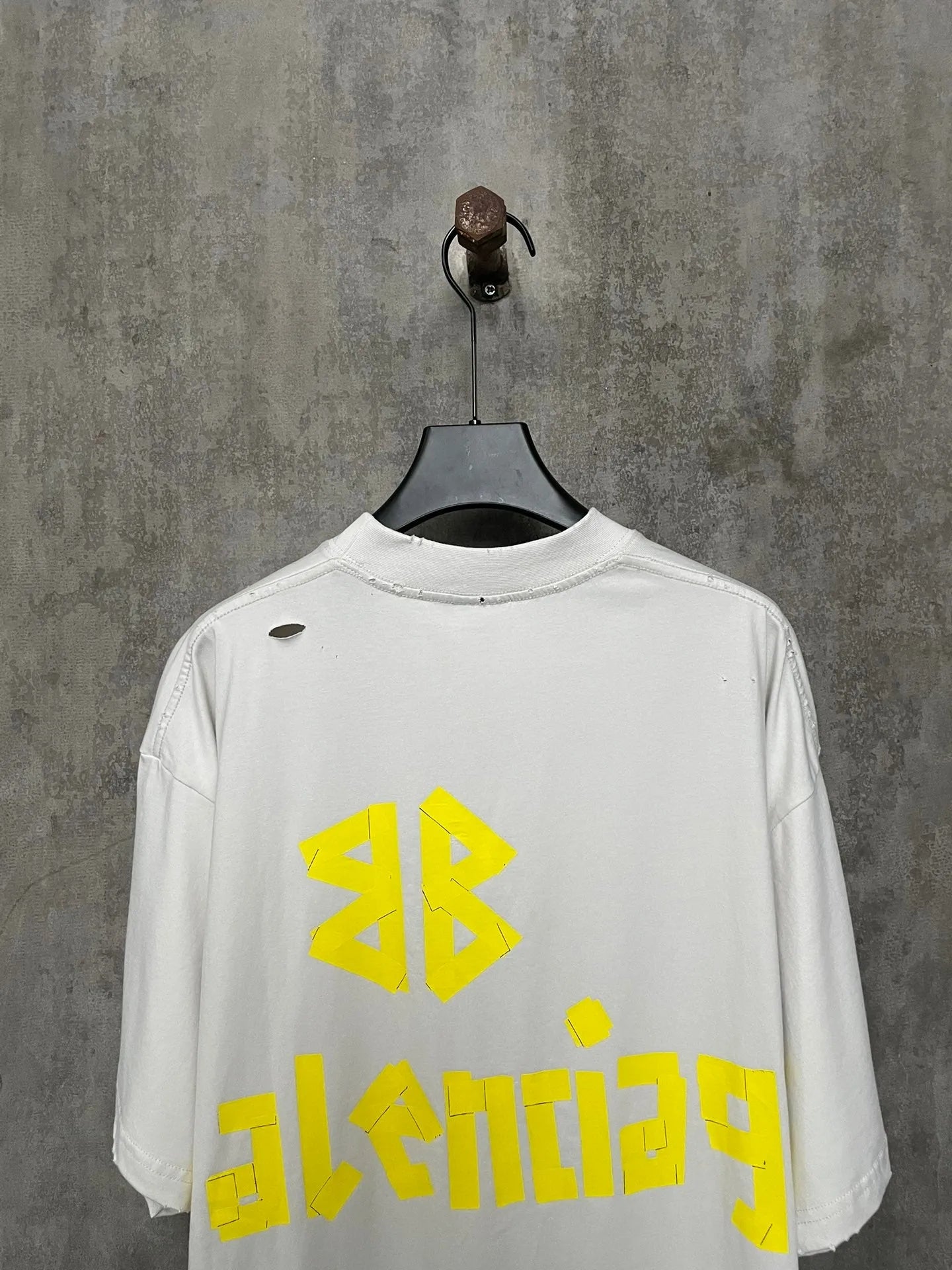 BALENCIAGA TAPE TYPE T-SHIRT WHITE